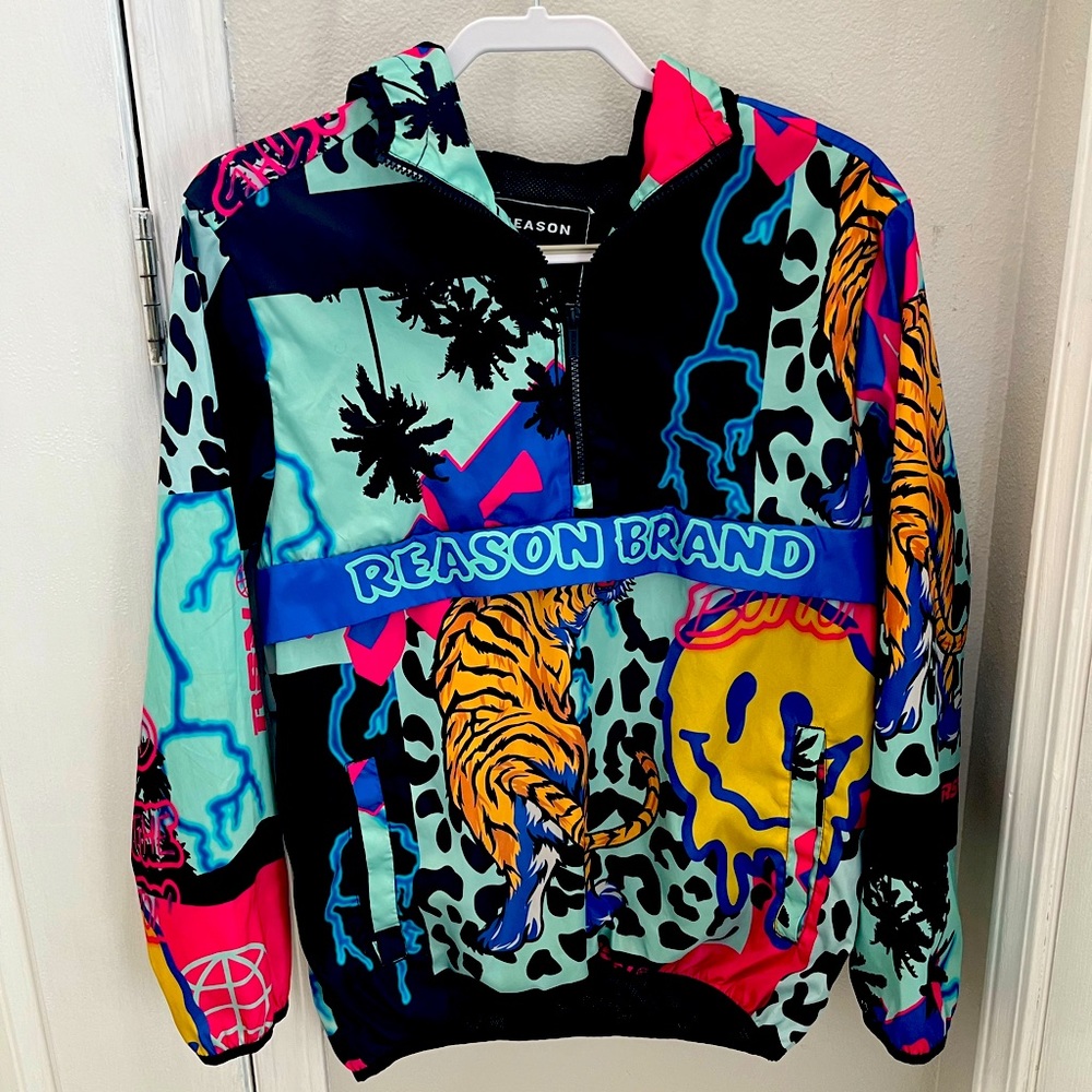 Graphic windbreaker